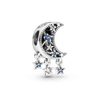 Star & Crescent Moon Charm 