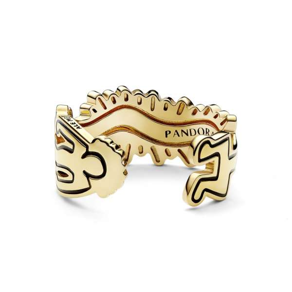 Отворен прстен Keith Haring™ x Pandora бранови 