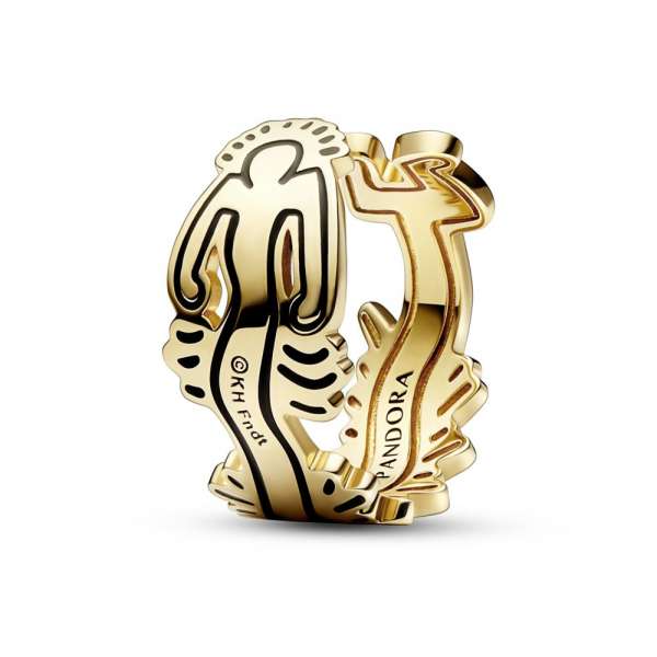 Отворен прстен Keith Haring™ x Pandora бранови 