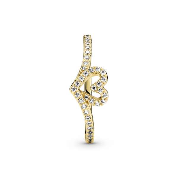Pandora Timeless Wish Sparkling Heart Ring 