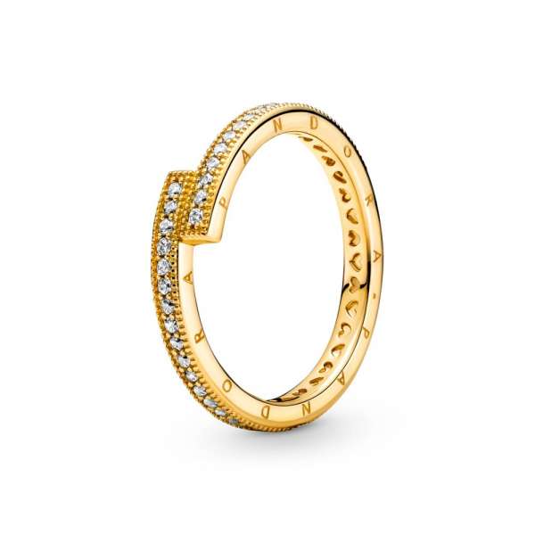 数量限定SALE Overlapping Sparkling Ring PANDORA | アクセサリー