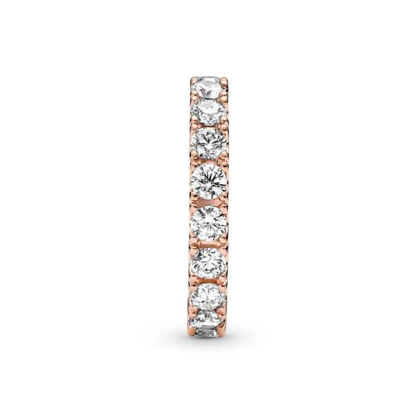 Sparkling Row Eternity Ring 