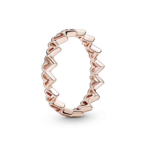 Freehand Hearts Ring 