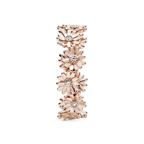Sparkling Daisy Flower Crown Ring 