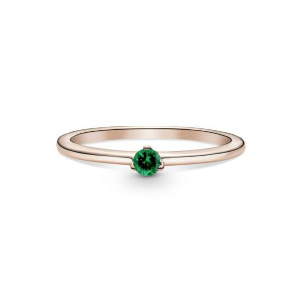 Green Solitaire Ring 