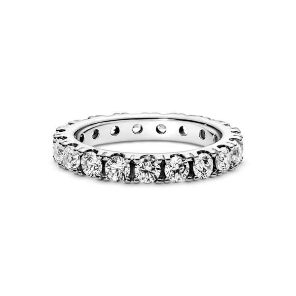 Sparkling Row Eternity Ring 