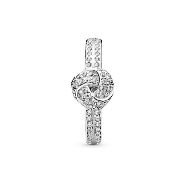 Pandora rose sparkling love knot ring new arrivals