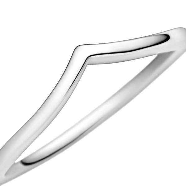 Polished Wishbone Ring 