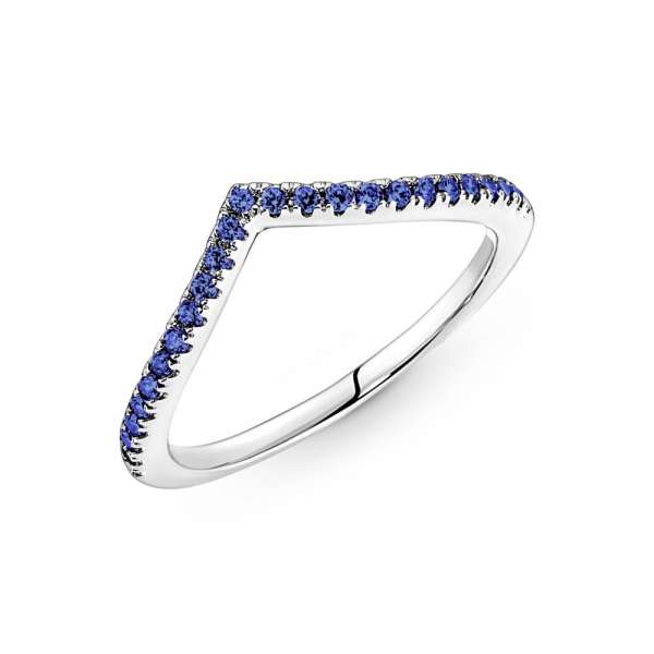 Pandora Timeless Wish Sparkling Blue Ring 