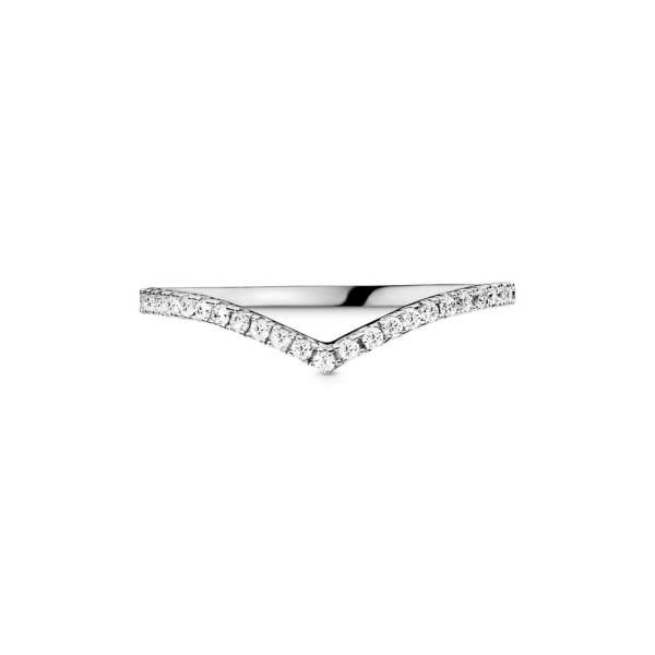 Sparkling Wishbone Ring 