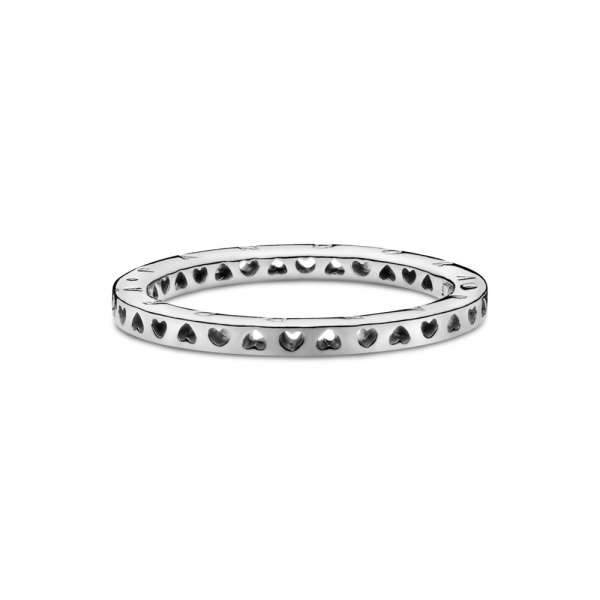 Hearts Pandora Logo Ring PANDORA