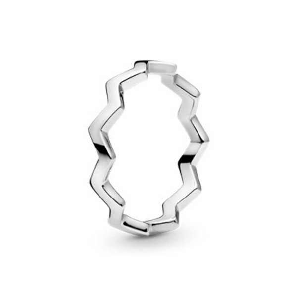 Polished Zigzag Ring 