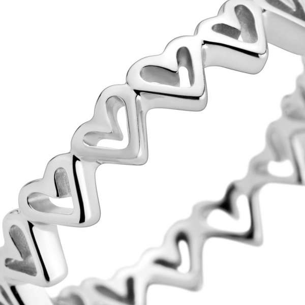 Freehand Hearts Ring 