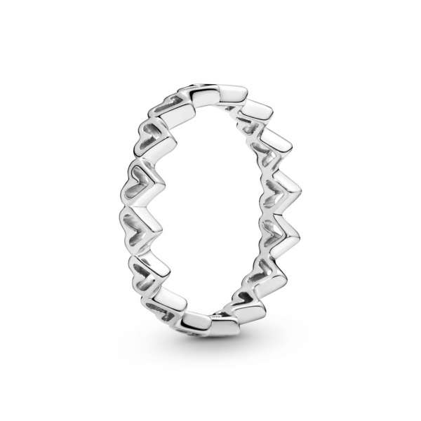 Freehand Hearts Ring 