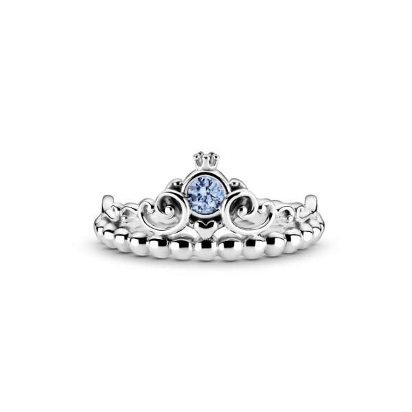Disney Cinderella Blue Tiara Ring 