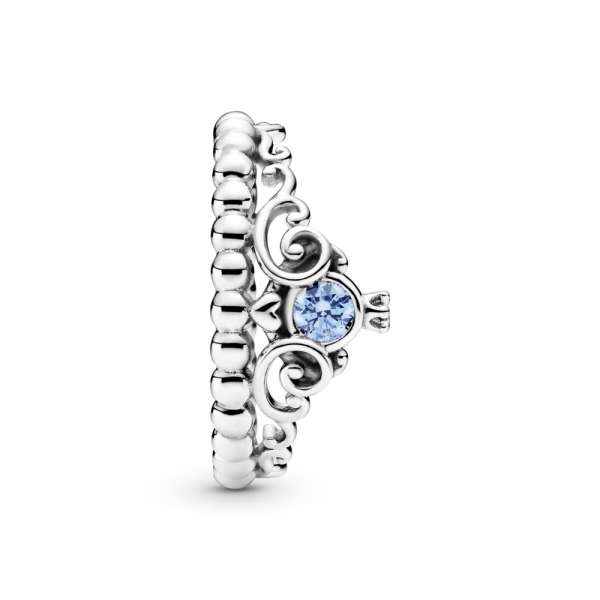 Disney Cinderella Blue Tiara Ring 
