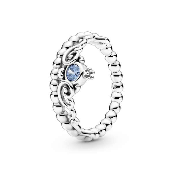 Disney Cinderella Blue Tiara Ring 