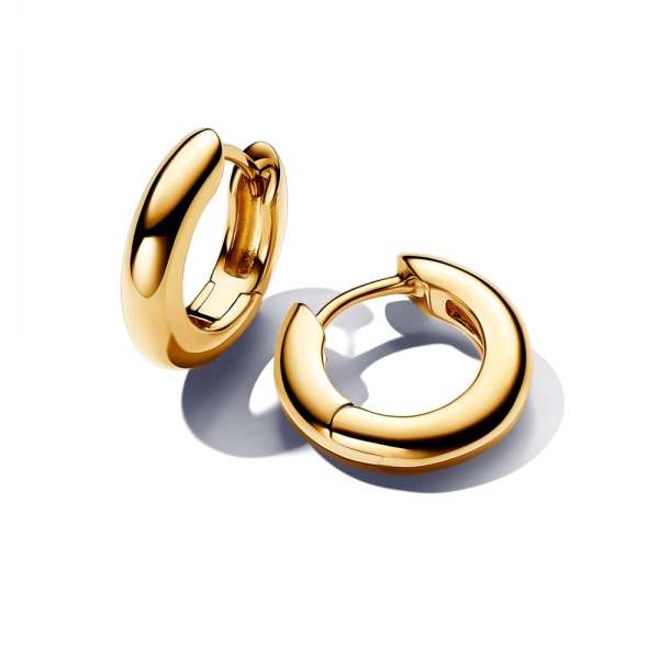 Round Hoop Earrings 