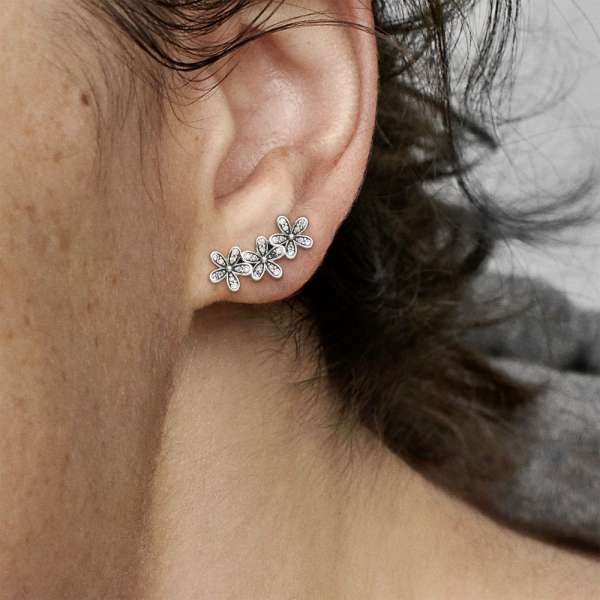 Pandora crawler earrings sale