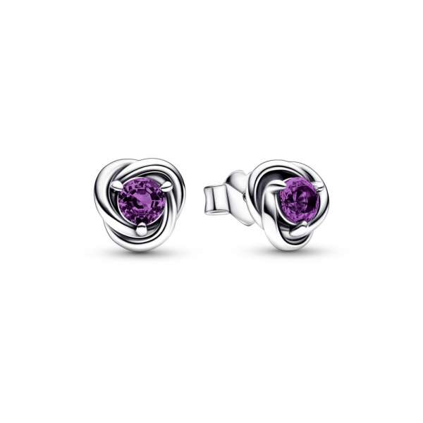 Sterling silver purple earrings shop