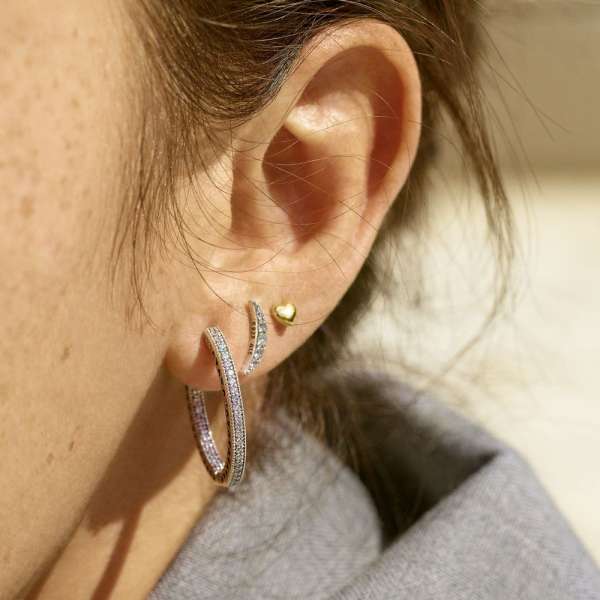 Pandora crescent moon earrings on sale