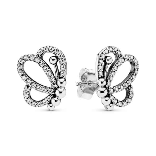Pandora butterfly stud earrings deals