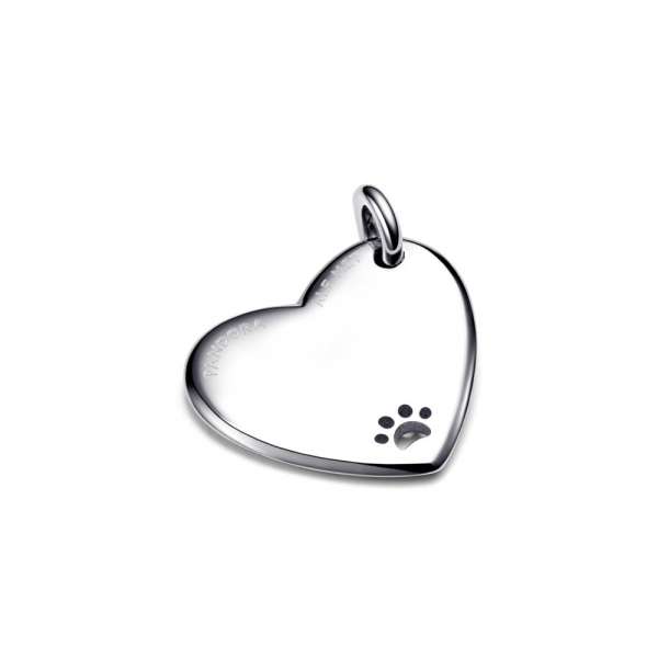 Engravable Heart Pet Collar Tag 