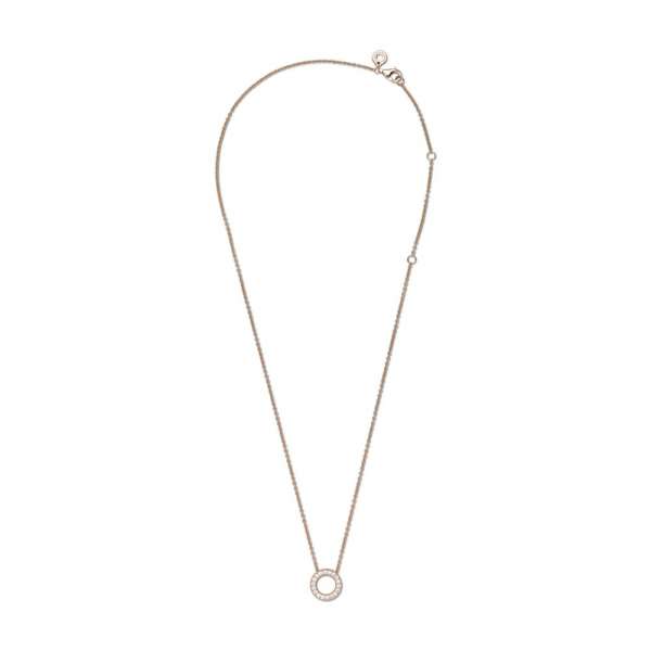 Pandora Logo Pavé Circle Collier Necklace 