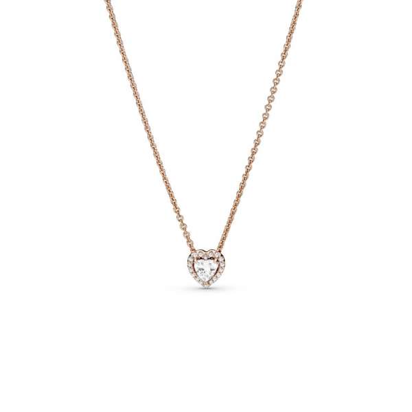 Sparkling Heart Collier Necklace 