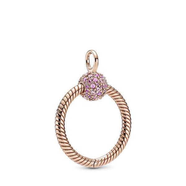 Pandora Moments Small Pavé O Pendant 
