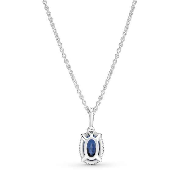 Sparkling Statement Halo Pendant Necklace 