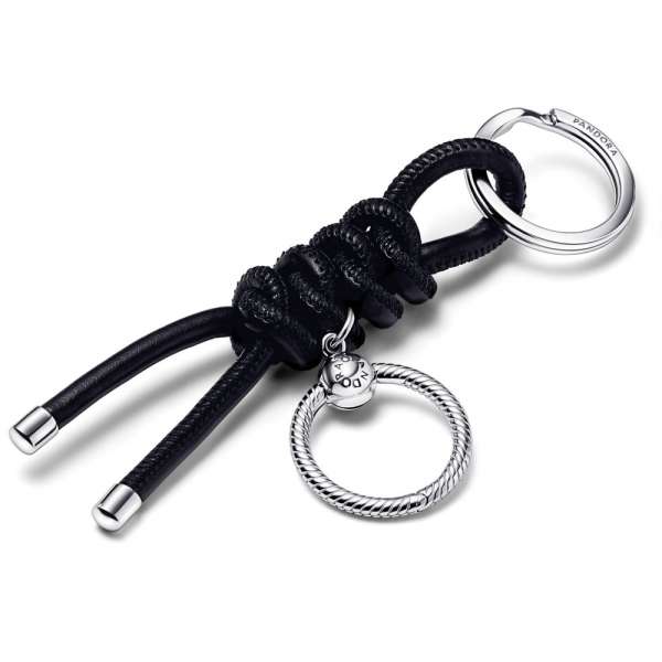 Pandora Moments Leather-free Fabric Charm Key Ring 