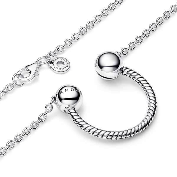 Pandora Moments U-shape Charm Pendant Necklace 