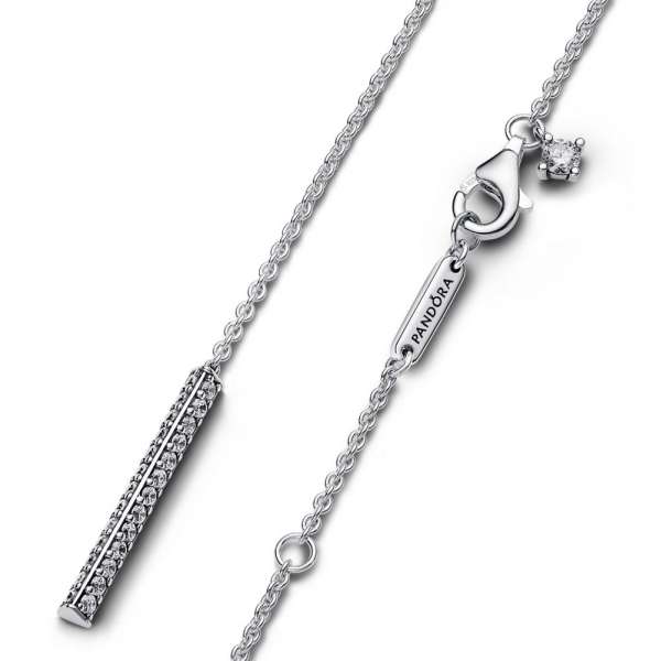 Pandora Timeless Pavé Prism Drop Necklace 