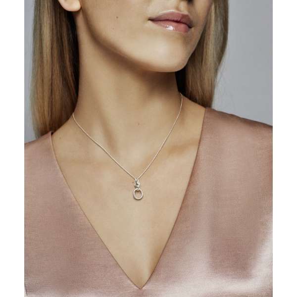 Knotted Heart Pendant Necklace | PANDORA