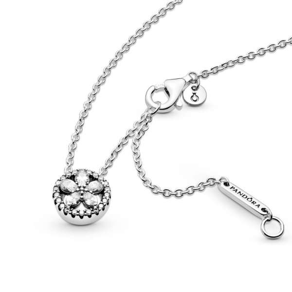Sparkling Snowflake Collier Necklace 
