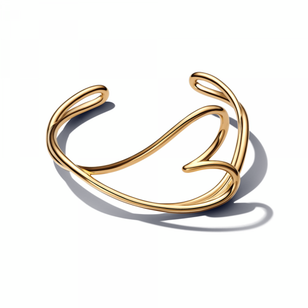 Oргански обликувана во срце bangle белегзија