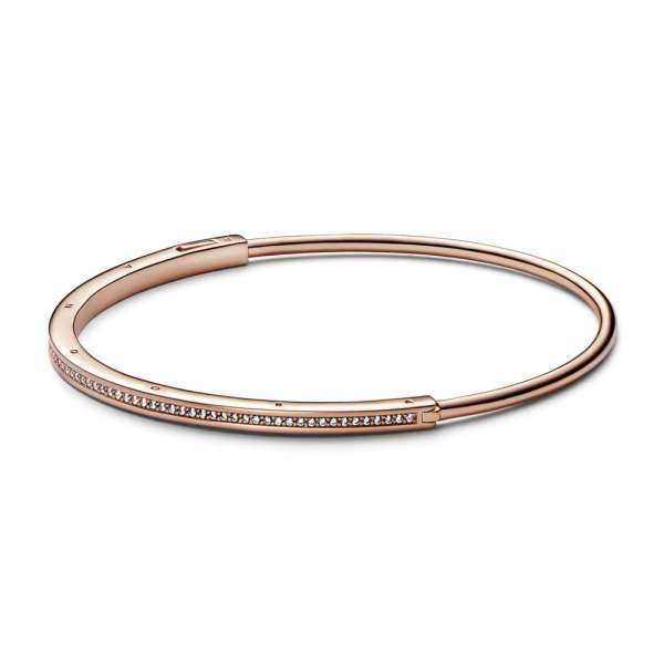 Pandora Signature I-D Pavé Bangle 