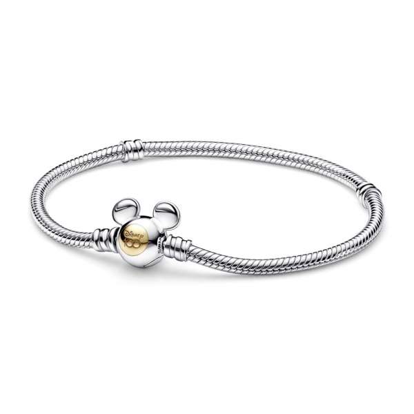 Disney 100th Anniversary Moments Snake Chain Bracelet 