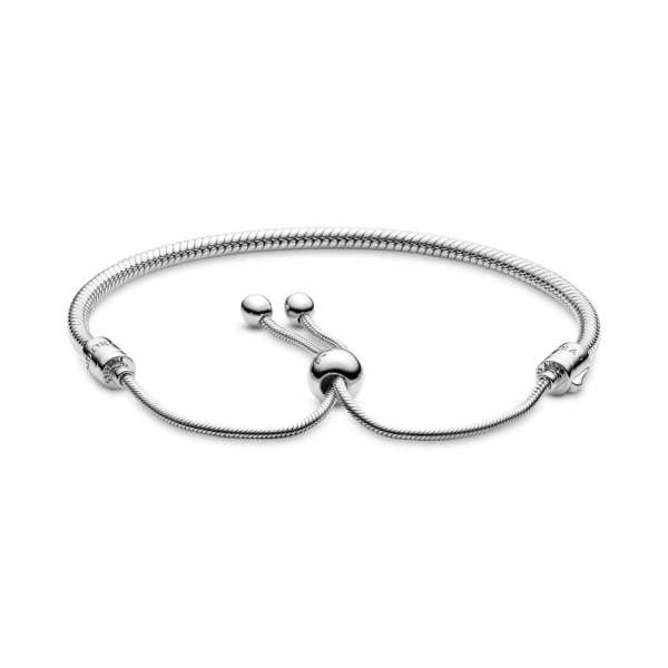 Pandora Moments Snake Chain Slider Bracelet 