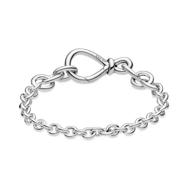 Chunky Infinity Knot Chain Bracelet 