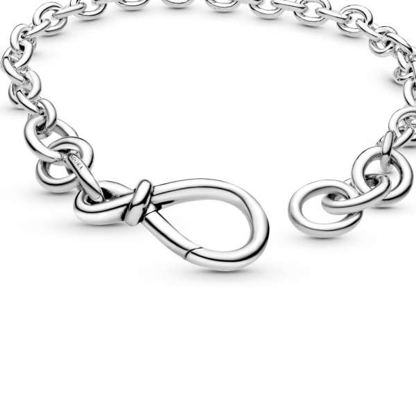 Chunky Infinity Knot Chain Bracelet 