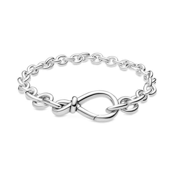 Chunky Infinity Knot Chain Bracelet 