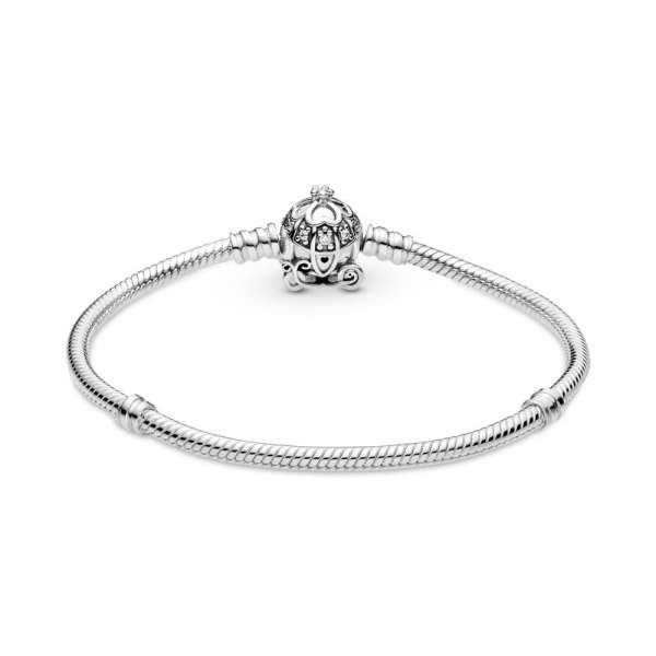 Disney Cinderella Pumpkin Coach Clasp Pandora Moments Bracelet 