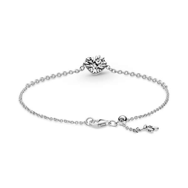 Heart Family Tree Chain Bracelet 