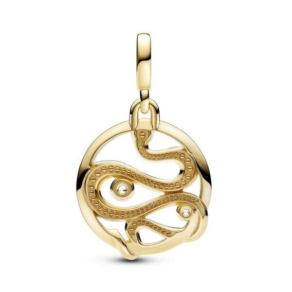 Pandora ME Pavé Snake Medallion 