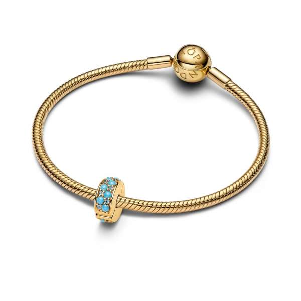 Aqua Blue Clip Charm