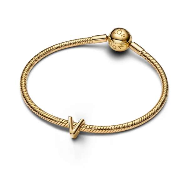 Letter V Alphabet Charm