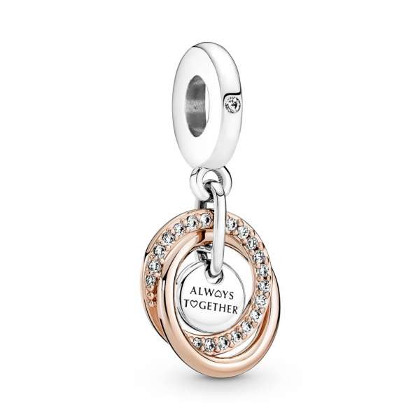 Family Always Encircled Dangle Charm 