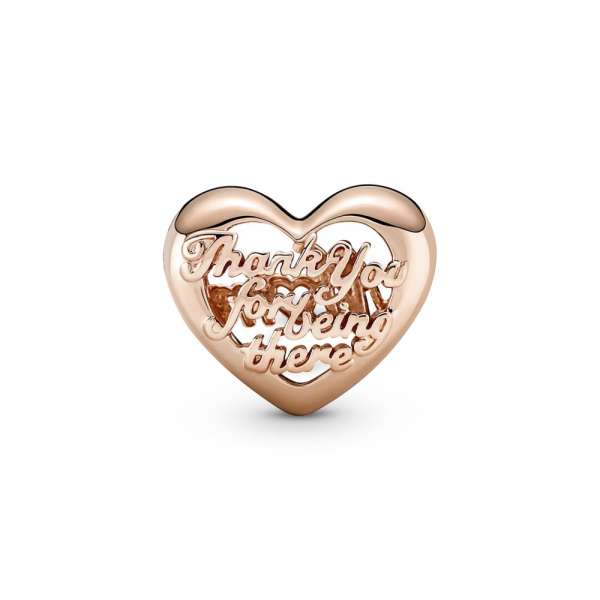 Thank You Mum Heart Charm 